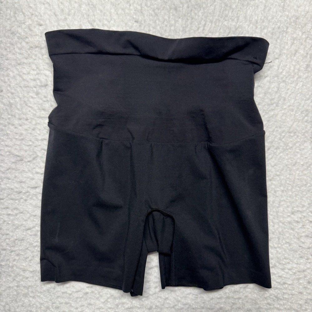 Spanx Bike Shorts Stretch Shaping Black Women's Size Small